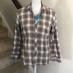 Eddie Bauer plaid flannel shirt